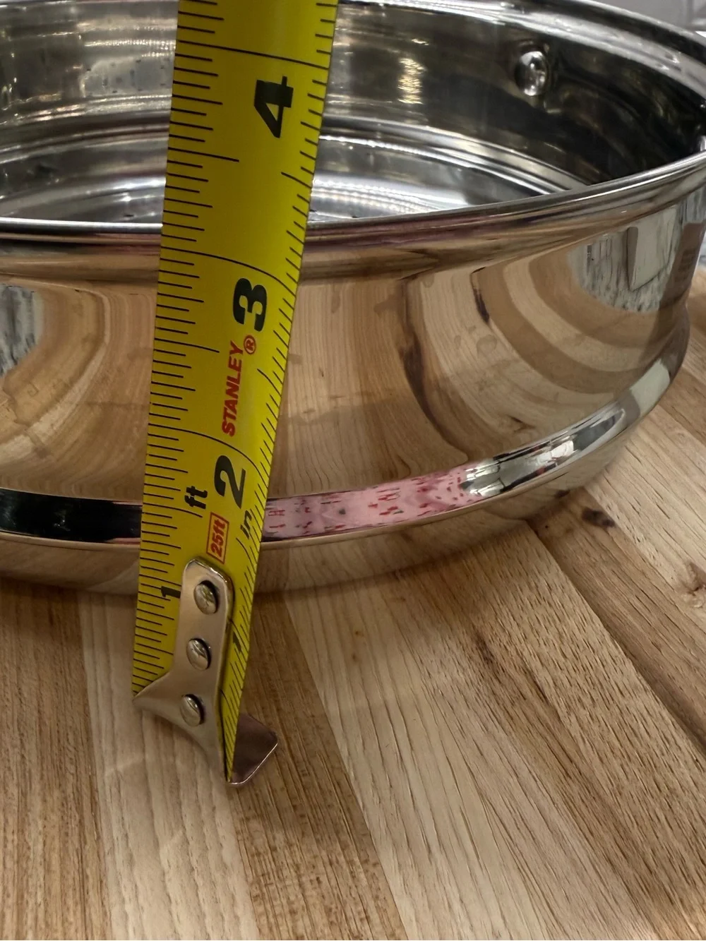 NWT Goodful Premium Stainless Steel Steamer Basket Insert 10” diameter, 3” high